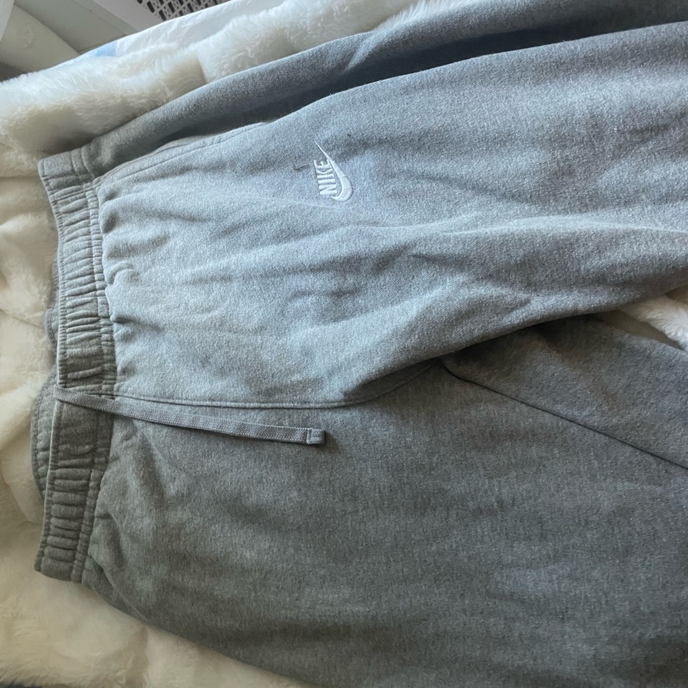 nike open bottom sweat pants